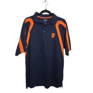 Antigua MLB Detroit Tigers Short-Sleeve Polo Shirt